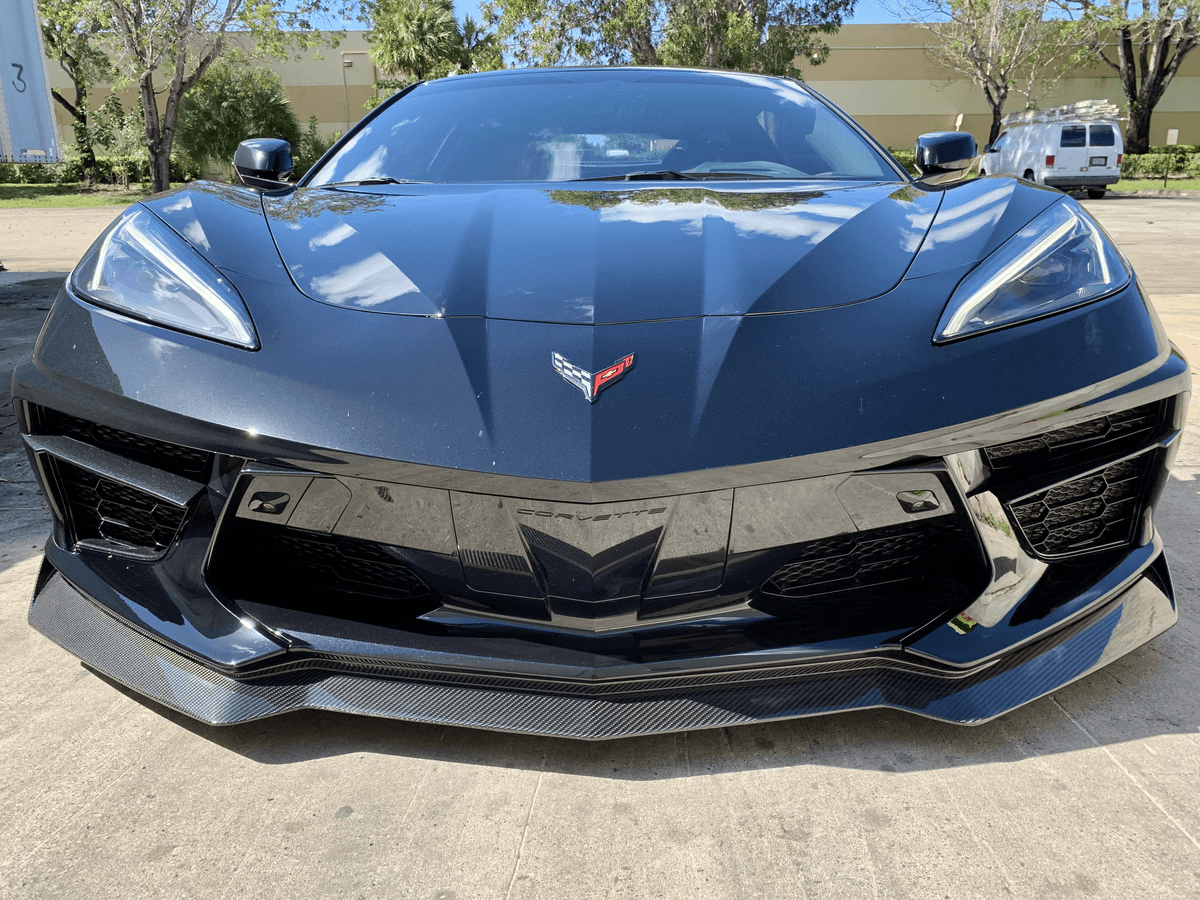 FABTECH C8 CORVETTE 5VM CARBON FIBER FRONT SPLITTER - Image 2