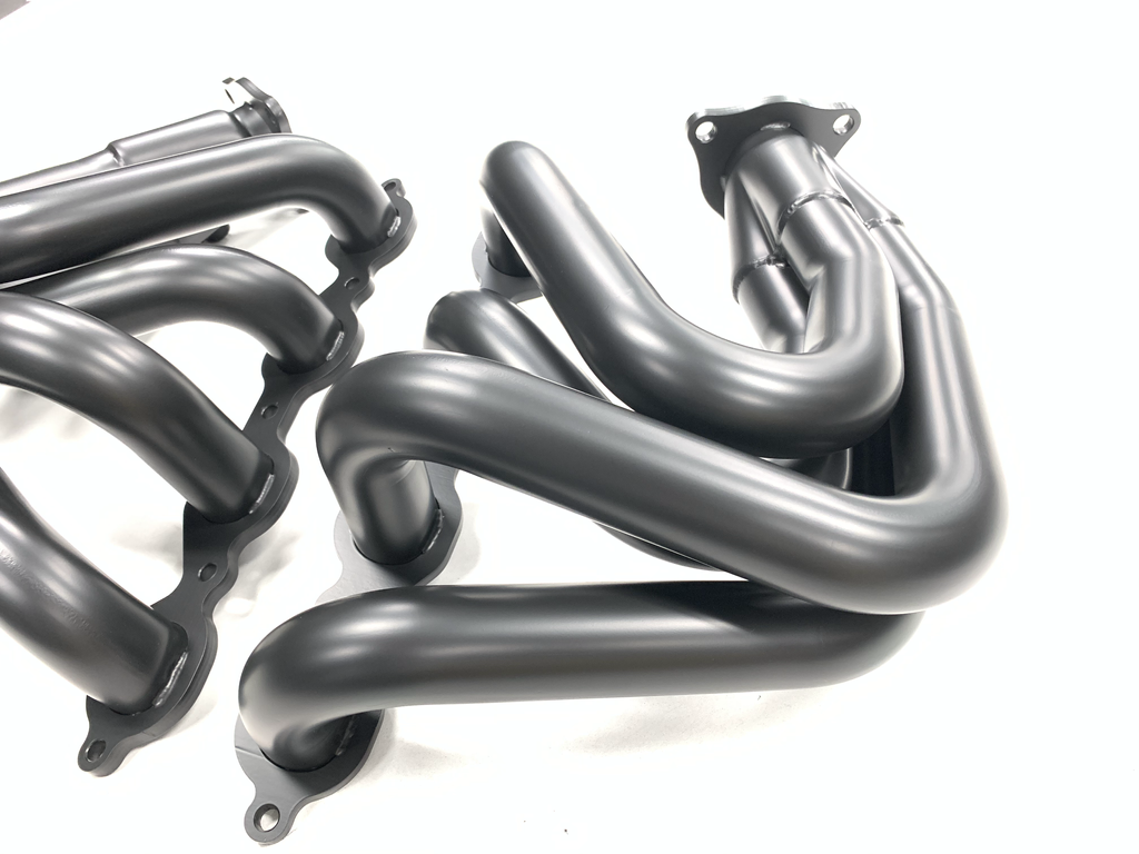 Fabtech 2020+ C8 Headers Black Thermal Coated - Image 7