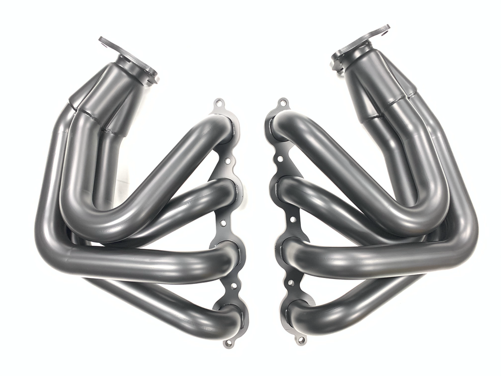 Fabtech 2020+ C8 Headers Black Thermal Coated - Image 5