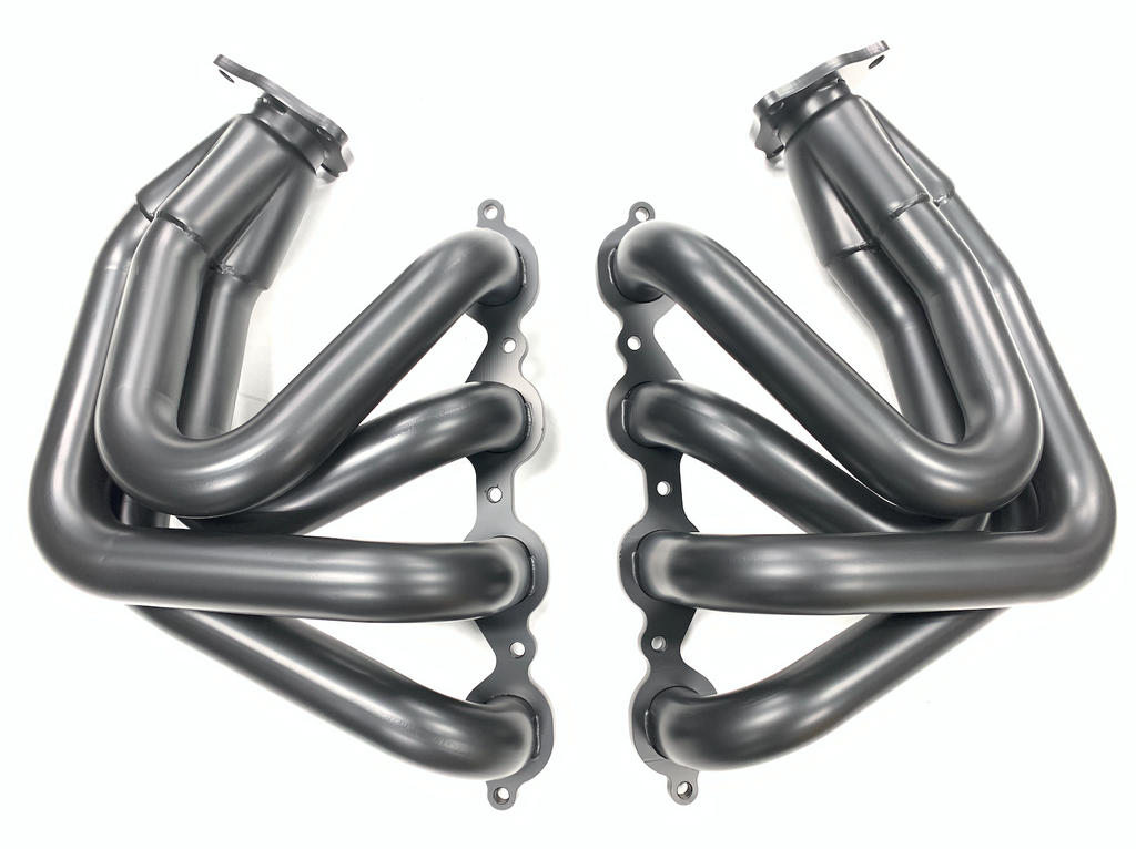 Fabtech 2020+ C8 Headers Black Thermal Coated - Image 6