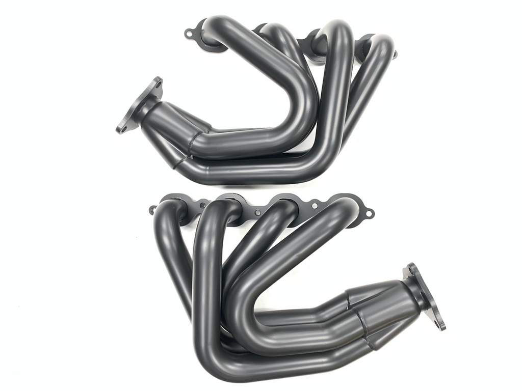 Fabtech 2020+ C8 Headers Black Thermal Coated - Image 8