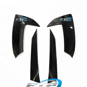 Fabtech 2020+ Corvette C8 Carbonfiber Door Trim Kit