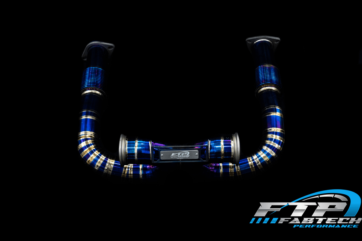 Fabtech C8 Corvette Titanium Exhaust “Ti Blue” - Image 6