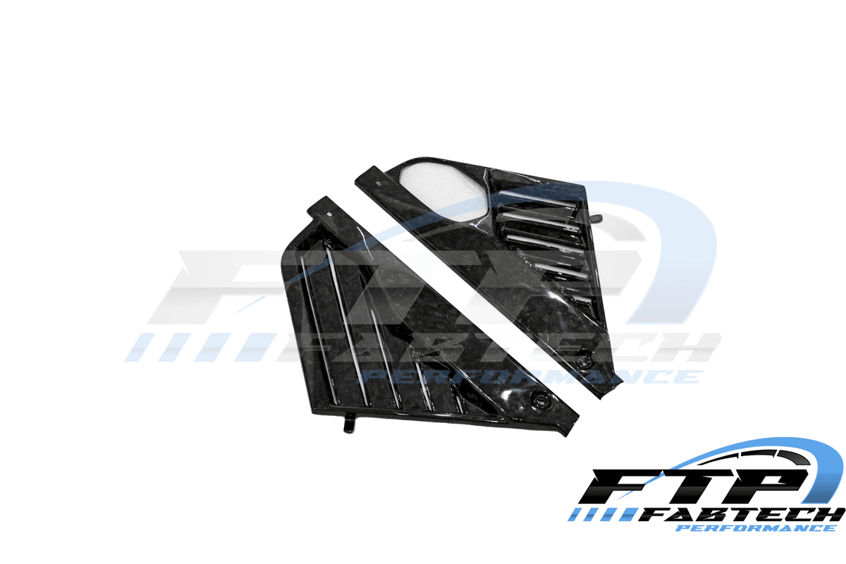 Fabtech C8 Corvette Gloss Forged Carbon Mid Covers - Image 2