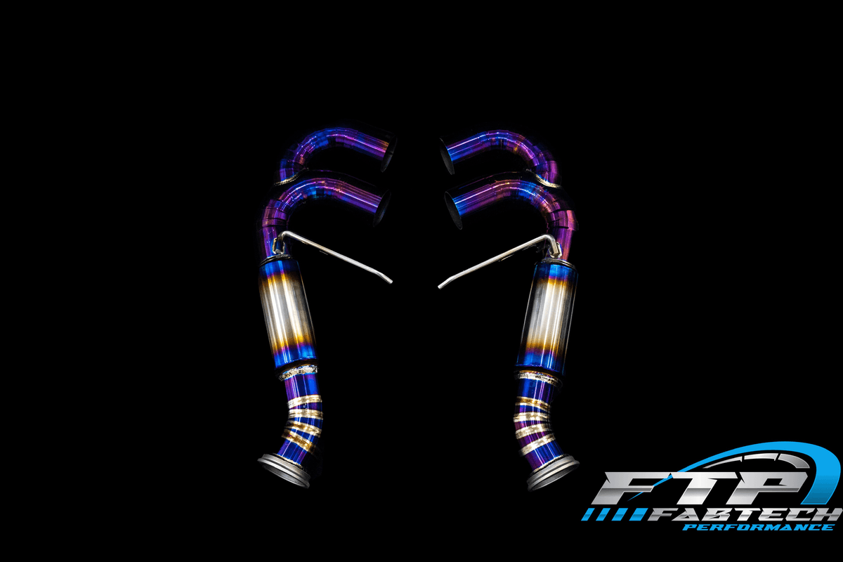 Fabtech C8 Corvette Titanium Exhaust “Ti Blue” - Image 7
