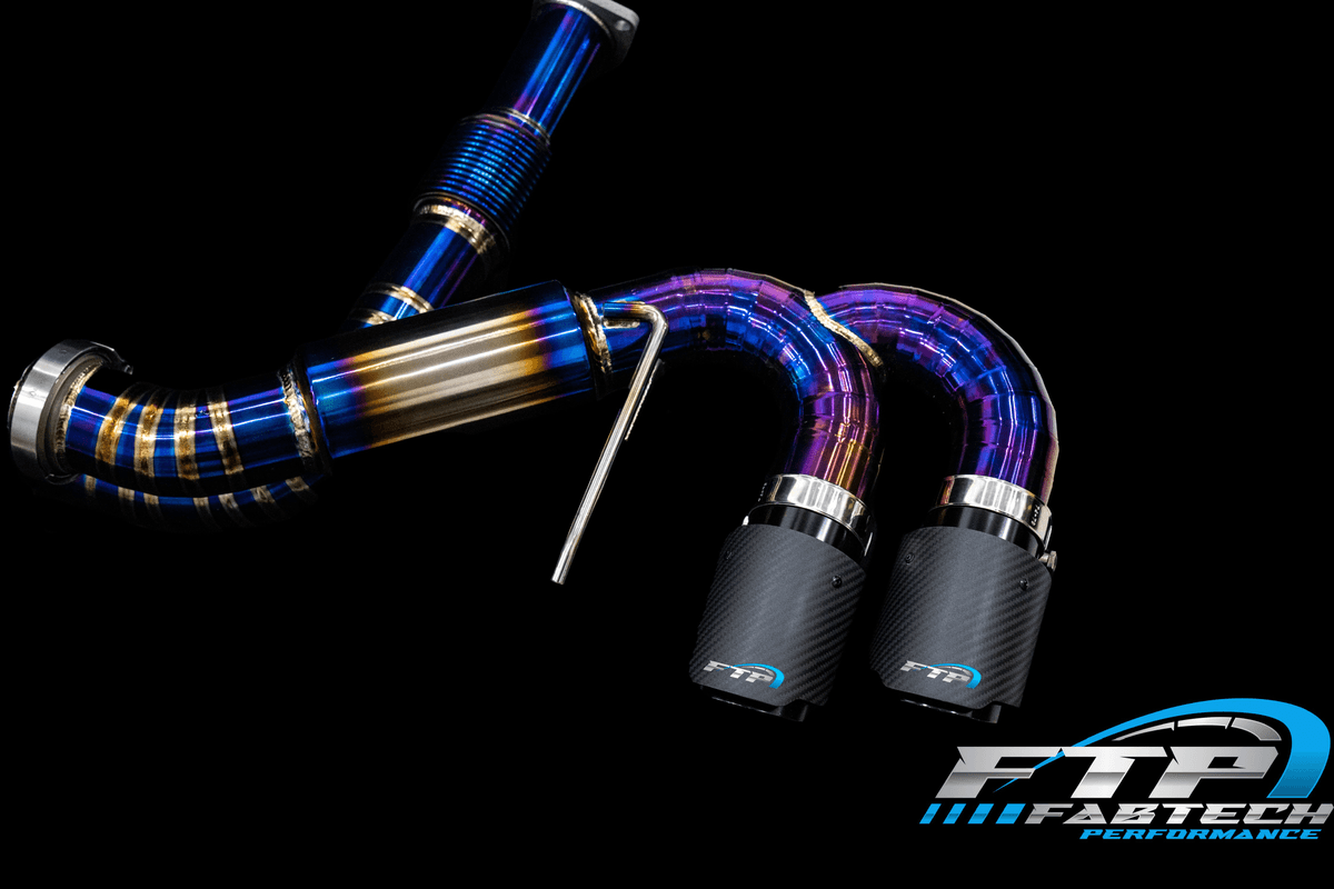 Fabtech C8 Corvette Titanium Exhaust “Ti Blue” - Image 9