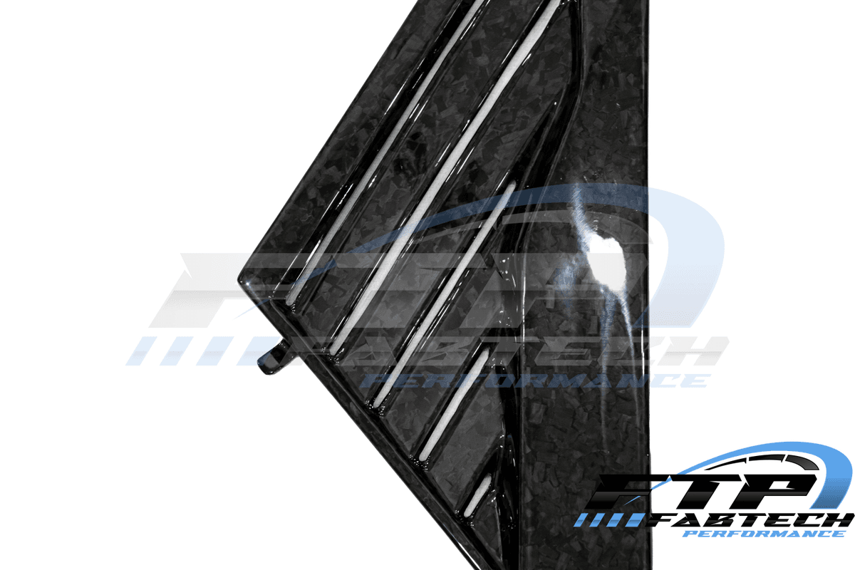Fabtech C8 Corvette Gloss Forged Carbon Mid Covers - Image 6