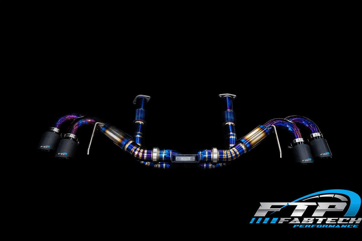 Fabtech C8 Corvette Titanium Exhaust “Ti Blue” - Image 3